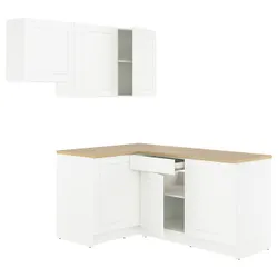 IKEA KNOXHULT(295.814.23) кутова кухня, біла рамка