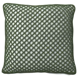 IKEA TOFTÖ(005.813.10) подушка, Темно -сірий -зелений зовнішній/інтер’єр