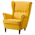IKEA STRANDMON (903.618.94) Крісло, Skirtteum світло-блакитний