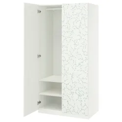 IKEA PAX / LINNABERG(895.726.61) Комбінація гардеробу, білий/візерунок