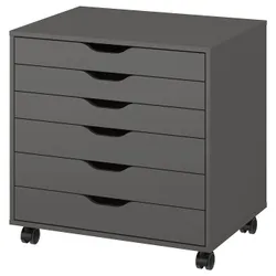 IKEA ALEX(205.888.91) скриня на колесах, темно -сірий