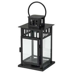 IKEA BORRBY(606.088.54) ліхтарі, зсередини/зовні чорний