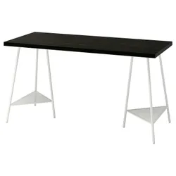 IKEA LAGKAPTEN / TILLSLAG(394.175.21) стіл, Czarnybrąz/білий