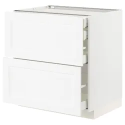 IKEA METOD / MAXIMERA (594.733.99) sz stj 2fr / 2n / wed / w szu, Enköping білий / ефект білого дерева