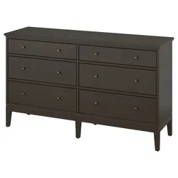 IKEA IDANÄS(304.587.14) комод, 6 ящиків, темно-коричневі плями