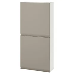 IKEA BESTÅ(995.693.47) Кабінет у дверях SC/2, Білий/Hammarsmed Beige
