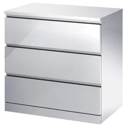 IKEA MALM(505.690.80) комод, 3 ящики, дзеркальний ефект