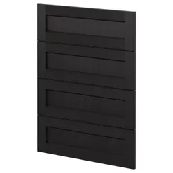 IKEA METOD(294.499.90) 4 передні панелі для посудомийної машини, Lerhyttan з чорною фарбою