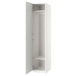 IKEA PAX / ÅHEIM(393.361.48) комбінований гардероб, білий/дзеркало