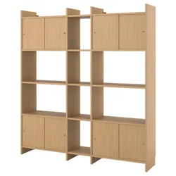 IKEA LÅDMAKARE(595.666.71) поєднання з розсувними дверима, 7 полиць/іміта. дуб