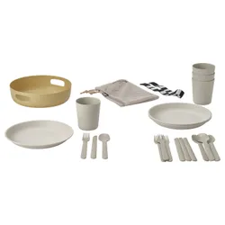 IKEA MARULK(505.945.03) 21-елементний набір пікніка, різні кольори
