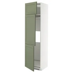 IKEA METOD(795.173.02) шафи Wys Lod/ZMR/3DRZ, Biały/axstad gria -green