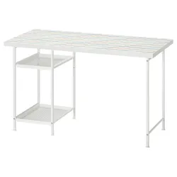 IKEA LAGKAPTEN / SPÄND(995.827.73) стіл, картаний/різнокольоровий білий