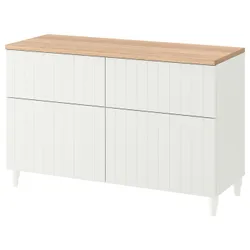 IKEA BESTÅ (593.876.84) поєднання полиці з дверцятами/шухлядами, білий / Sutterviken / Kabbarp білий