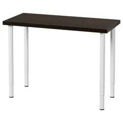 IKEA LINNMON / OLOV(995.902.21) стіл, Czarnobrąz/білий