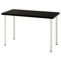 IKEA LAGKAPTEN / ADILS(094.170.18) стіл, Czarnybrąz/білий