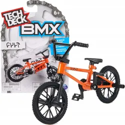 КУЛЬТОВИЙ ВЕЛОСИПЕД BMX Помаранчевий фінгербайк + наклейки TECH DECK