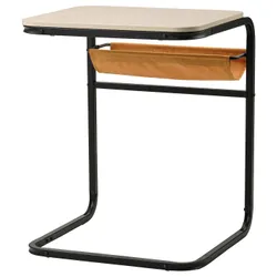 IKEA OLSERÖD(205.253.56) стіл, антрацит/імітація темно-жовта береза