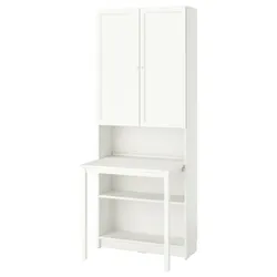 IKEA BILLY / OXBERG(495.711.78) книжкова шафа зі столом, білий