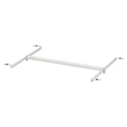 IKEA HJÄLPA(194.283.18) штанга + 2 штанги + 2 комплекти фурнітури, регульований/білий