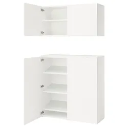 IKEA PLATSA(495.858.73) Поєднання з дверима, Білі фонни/білі