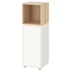 IKEA EKET(392.901.26) поєднання шаф з ніжками, ефект білого/білого мореного дуба