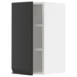 IKEA METOD(194.932.76) навісна шафа з полицями, білий/Upplöv матовий антрацит