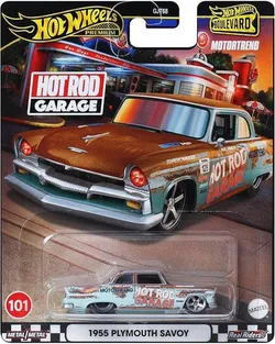 HOT WHEELS ПРЕМІУМ БУЛЬВАР №101 1955 Плімут Савой HRT58