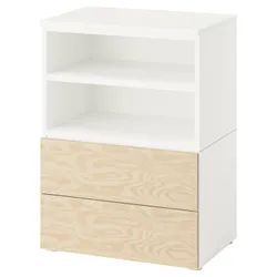 IKEA PLATSA(395.858.02) Нічний стіл, Ефект білого/Кальбдена