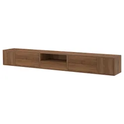 IKEA EKET(395.809.94) Телевізійне кабінет, hifi, коричневий/горіх з дверима