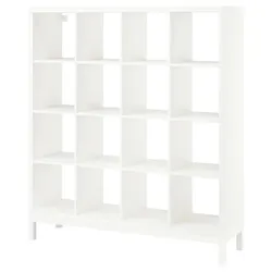 IKEA KALLAX(094.427.20) книжкова шафа з несучим каркасом, білий / білий