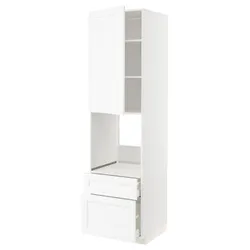 IKEA METOD / MAXIMERA(394.735.74) in sz n pie dr / 2fr / śre / w szu, Enköping білий/імітація дерева білий