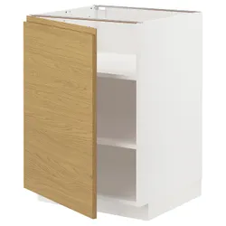 IKEA METOD(795.384.70) підлогова шафа/полиці, білий/імітація Voxtorpа дуб