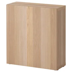 IKEA BESTÅ(390.469.26) шафа з дверима, ефект білого мореного дуба / ефект білого мореного дуба Lappviken