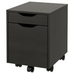 IKEA ALEX(195.826.68) скриня на колесах, Czarnobrąz/чорний