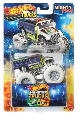Вантажівка монстра Hot Wheels LIVE GLOV & FIRE, автомобіль MIGHTY MIXUP JCH47