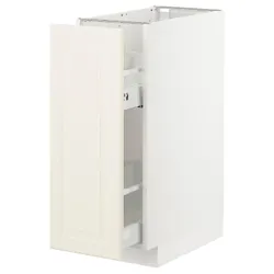 IKEA METOD(693.003.03) нижня шафа / висувні внутрішні кріплення, білий / Bodbyn крем