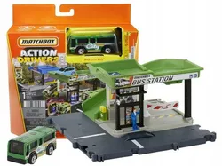 Набір автобусної станції Matchbox Real Adventures з машинкою HDL08