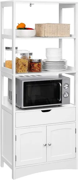 Стійка для ванної кімнати з шафою та шухлядою 154 см