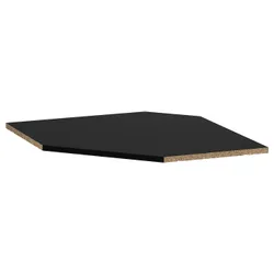 IKEA UTRUSTA(505.917.88) Кутова настінна полиця, чорний сірий