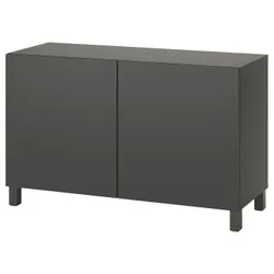 IKEA BESTÅ(495.080.35) комбінація з дверима, темно-сірий/Lappviken/Stubbarp темно-сірий