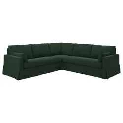 IKEA HYLTARP(295.148.48) 4-місний кутовий диван, Талміра темно-зелена