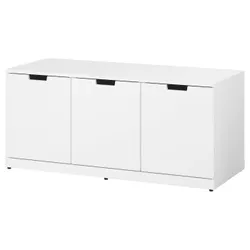 IKEA NORDLI(692.765.67) комод, 3 шухляди, білий