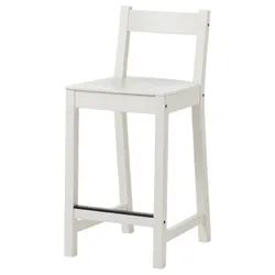 IKEA NORDVIKEN(604.246.90) Барний стілець зі спинкою, білий