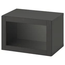 IKEA BESTÅ(195.357.71) шафа з дверцятами, темно-сірий/Sindvik темно-сірий