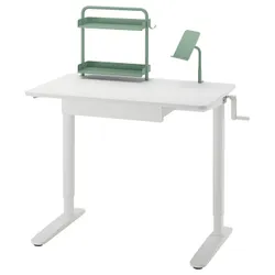 IKEA RELATERA(095.558.06) Сидіти/стоп -стіл, Білий/світло -сірий -Зелений