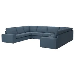 IKEA KIVIK(395.276.90) П-подібний диван, 7-місний, Гуннаред синій