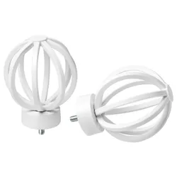 IKEA TALLBARSMAL(405.612.73) наконечники, 1 пара, білий