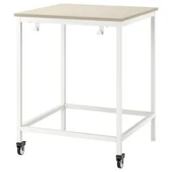 IKEA TROTTEN(894.369.75) стіл, бежевий / білий