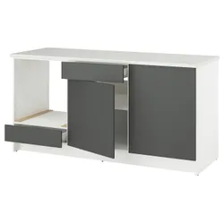 IKEA KNOXHULT(205.887.87) стояча шафа, двері+ящик, темно -сірий